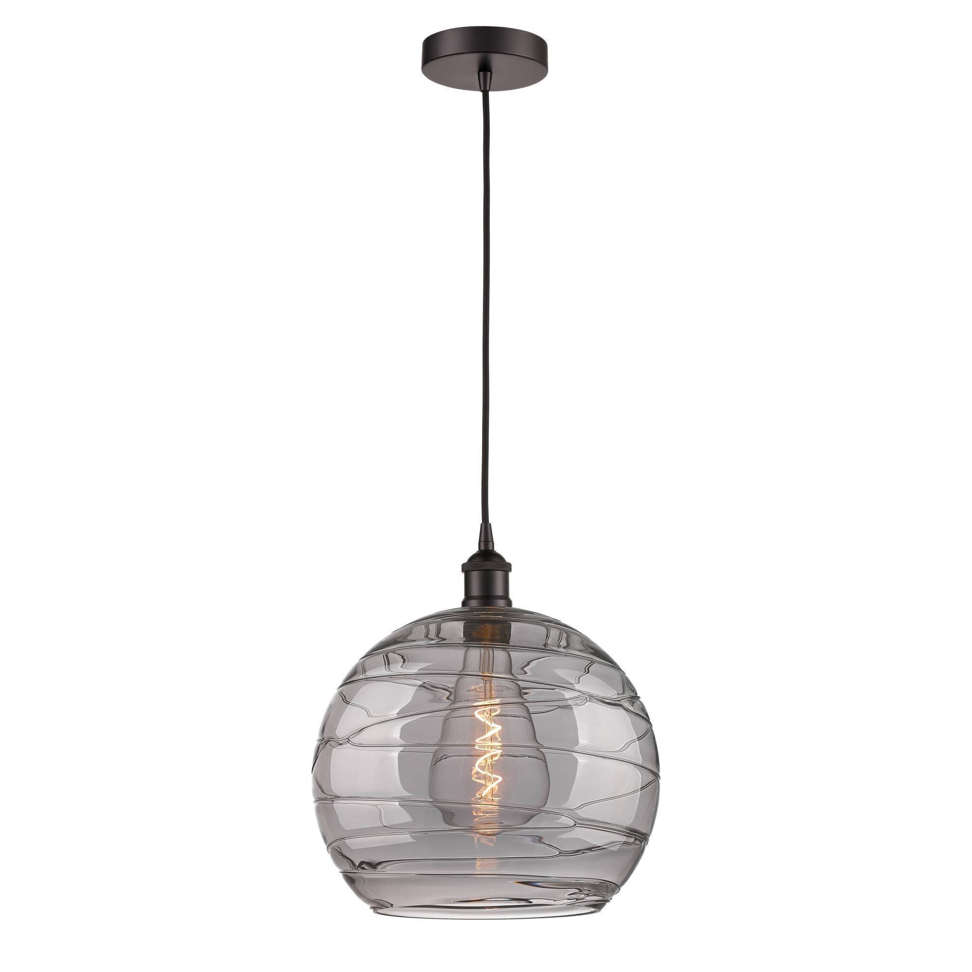 Bruno Marashlian Athens Deco Swirl 14 Inch Large Pendant by Innovations Lighting