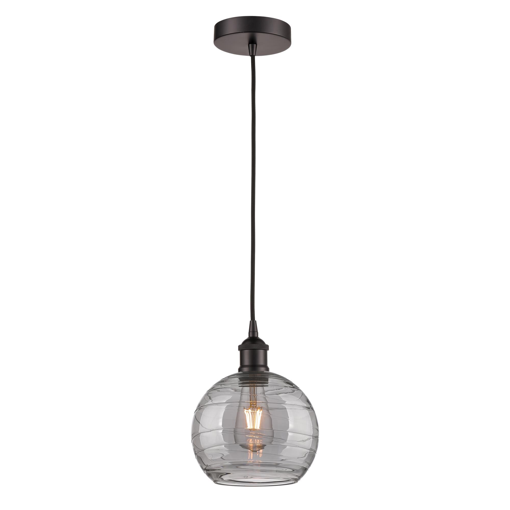 Bruno Marashlian Athens Deco Swirl 8 Inch Mini Pendant by Innovations Lighting