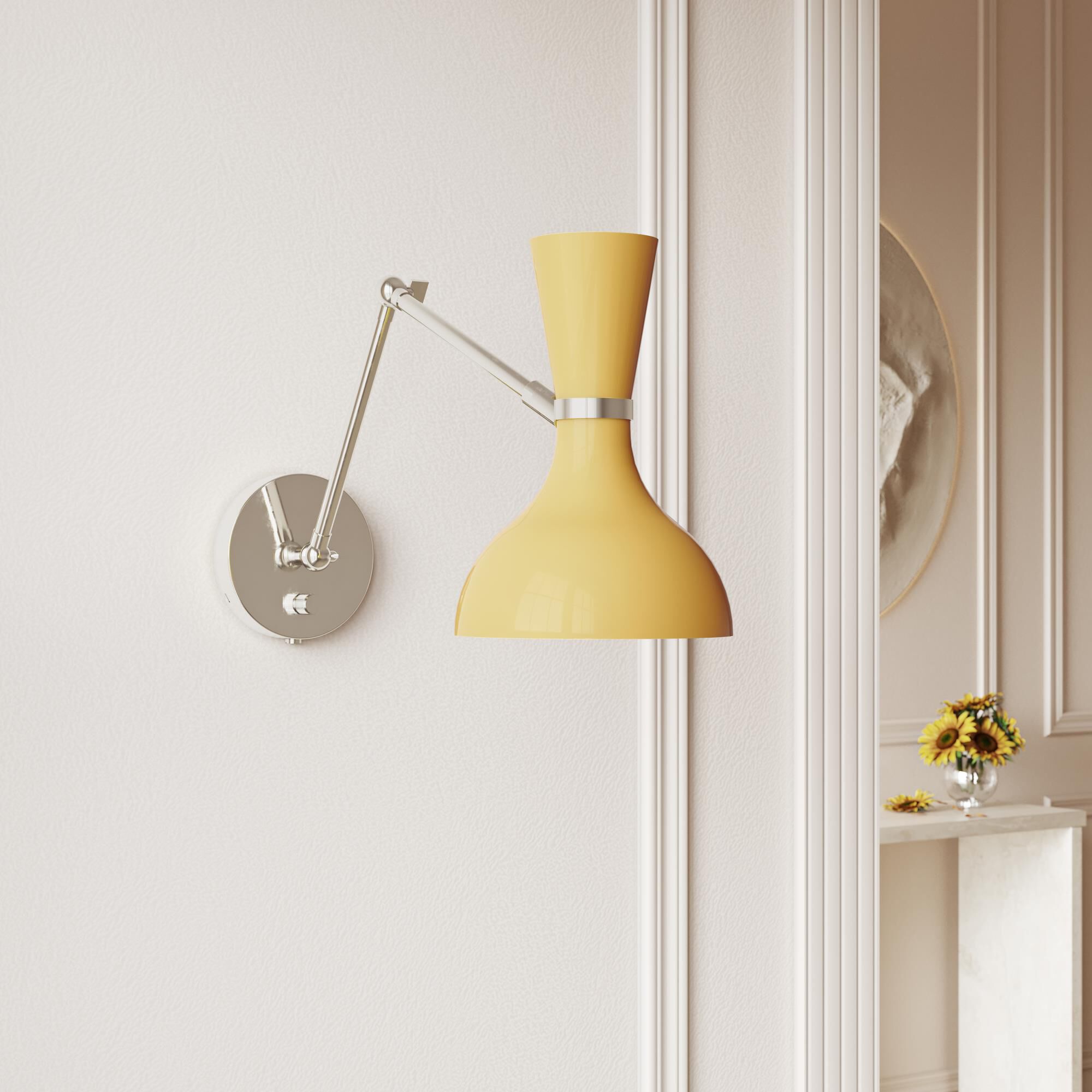 Clare 10 Inch Wall Swing Lamp,
