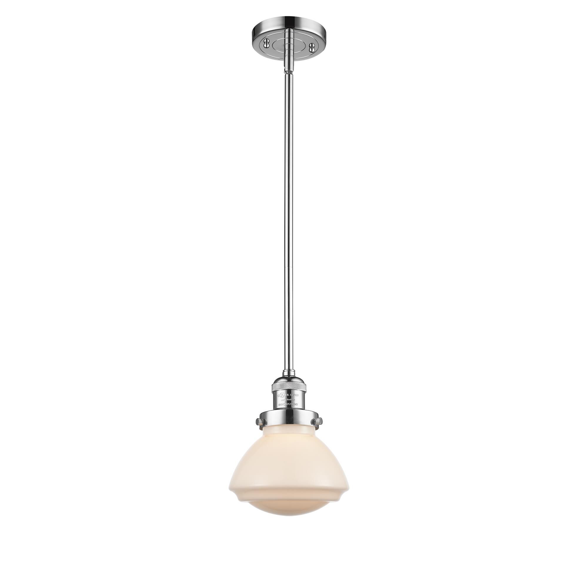 Shown in Polished Chrome finish and Bell glass and Glass shade