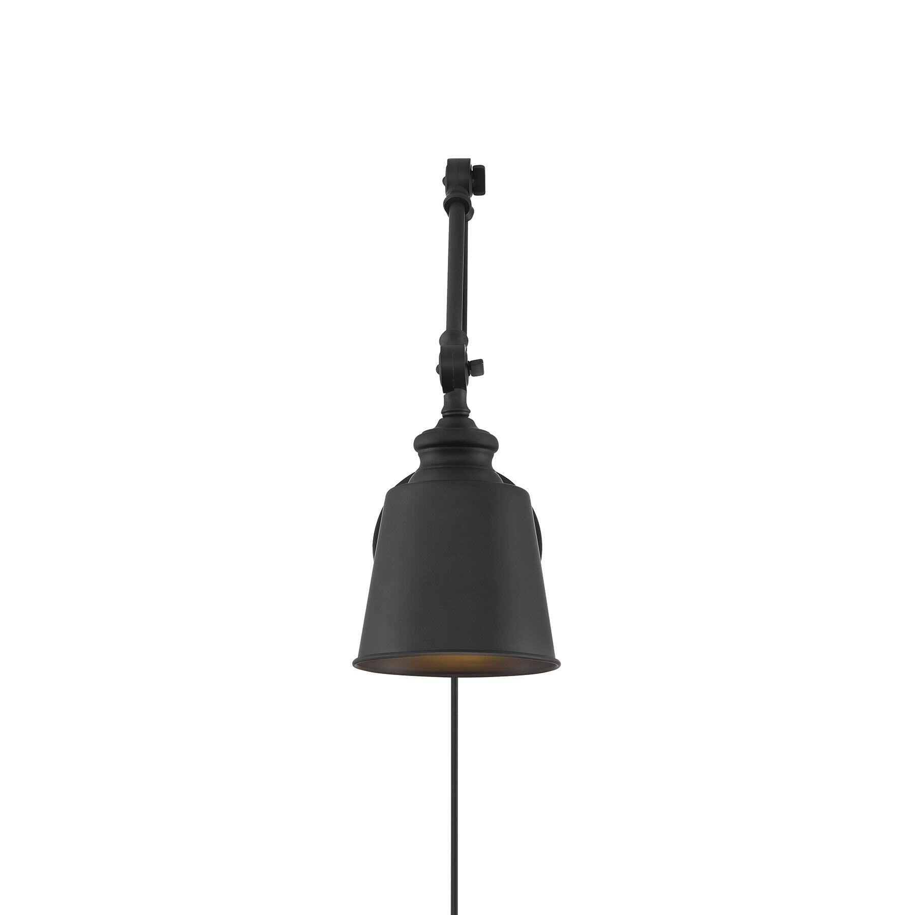 Shown in Matte Black finish and Metal shade