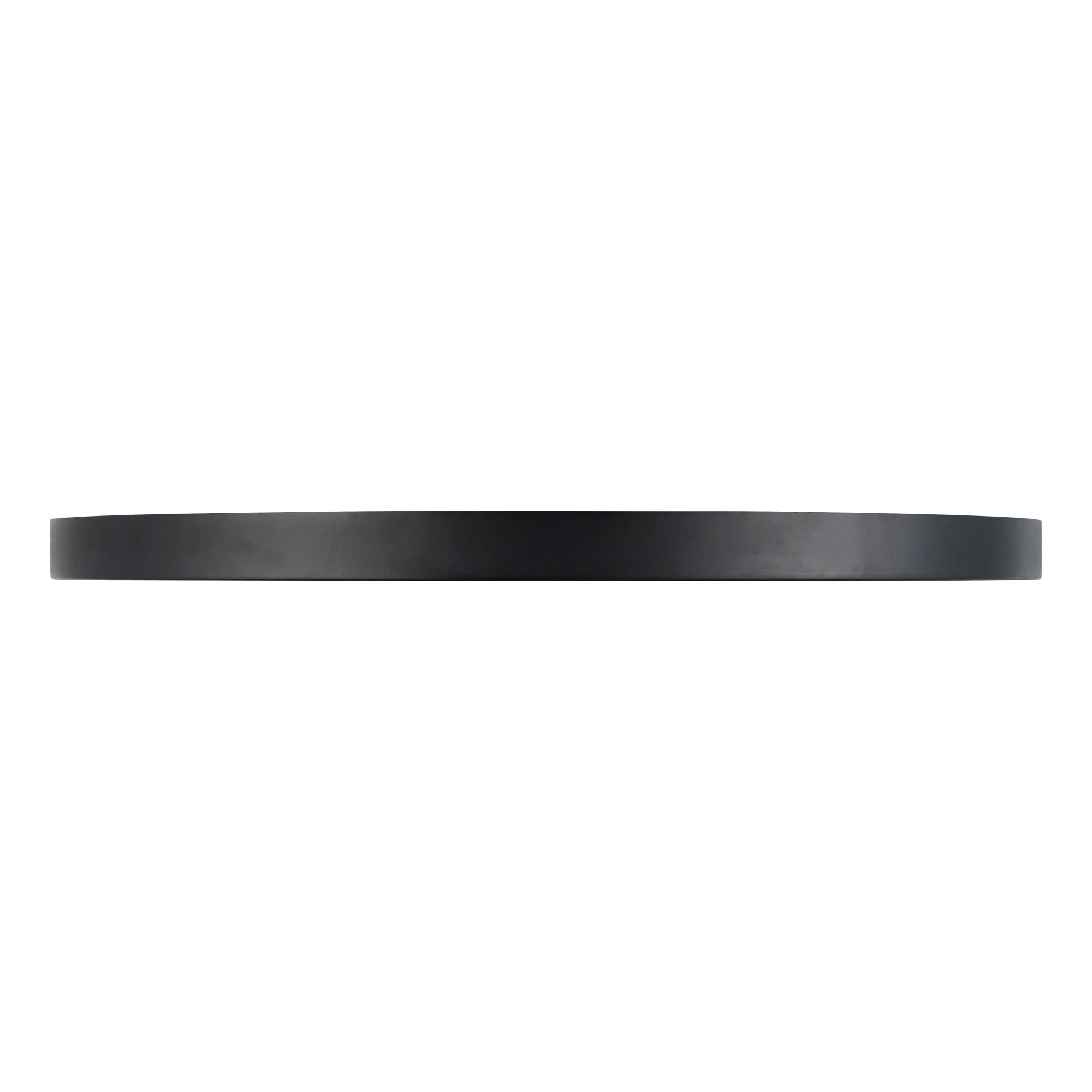 Shown in Matte Black finish and Alabaster glass