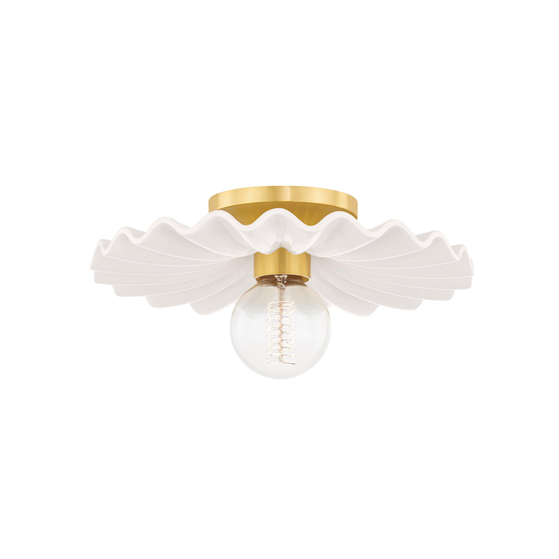 Tinsley 12 Inch Flush Mount by Mitzi
