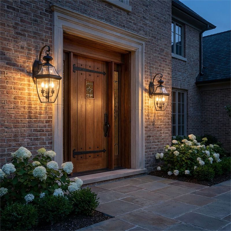 Lancaster 20 Inch Tall 2 Light Outdoor Wall Light by Generation Lighting
