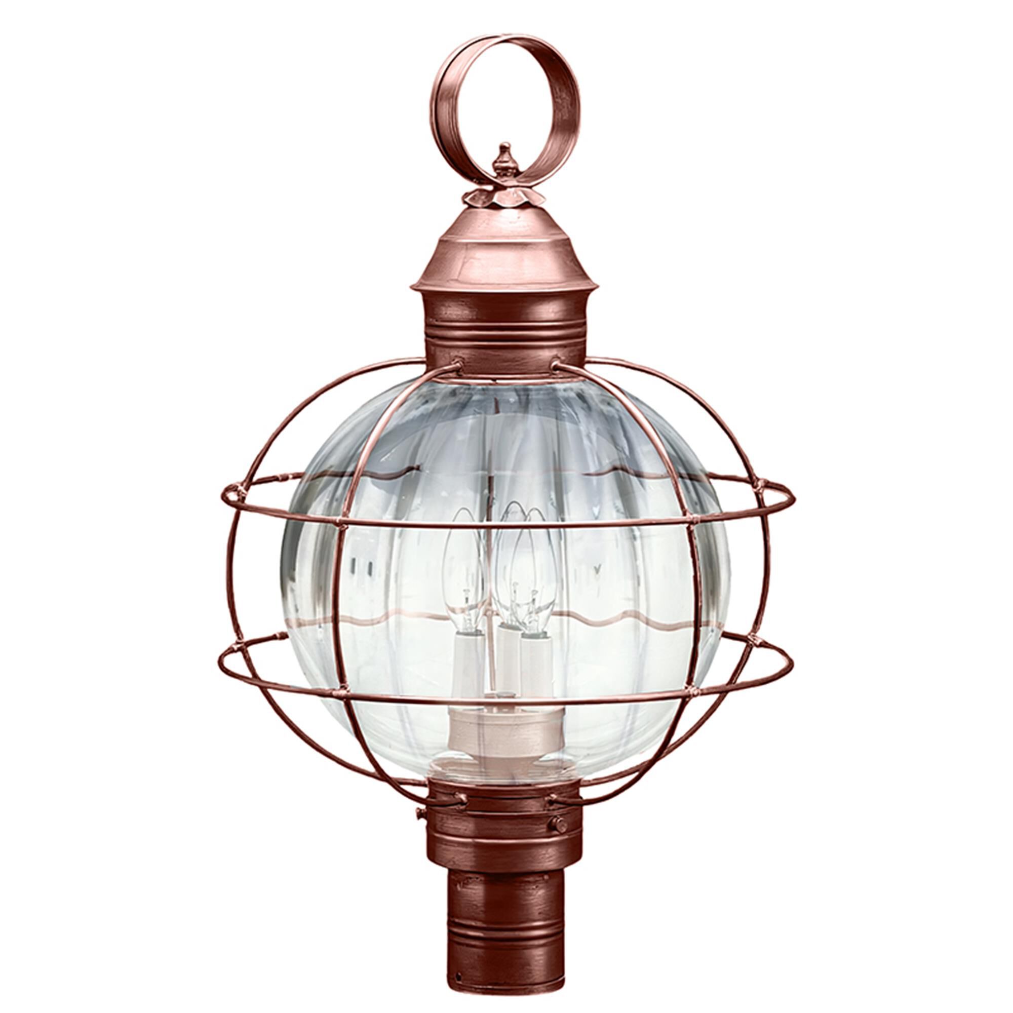 Onion 25 Inch 3 Light Outdoor Post Lamp,