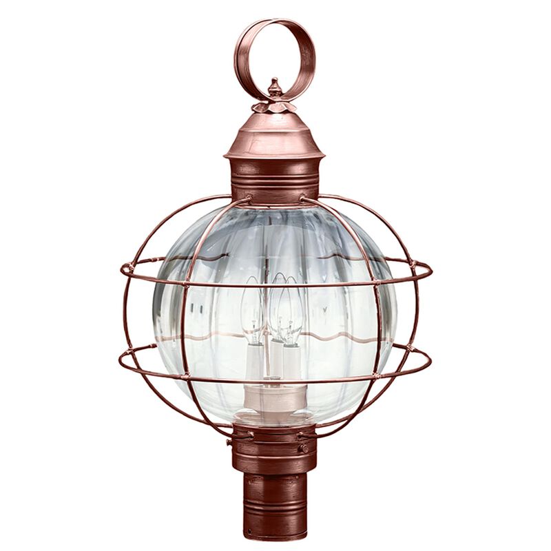 Onion 25 Inch 3 Light Outdoor Post Lamp by Northeast Lantern