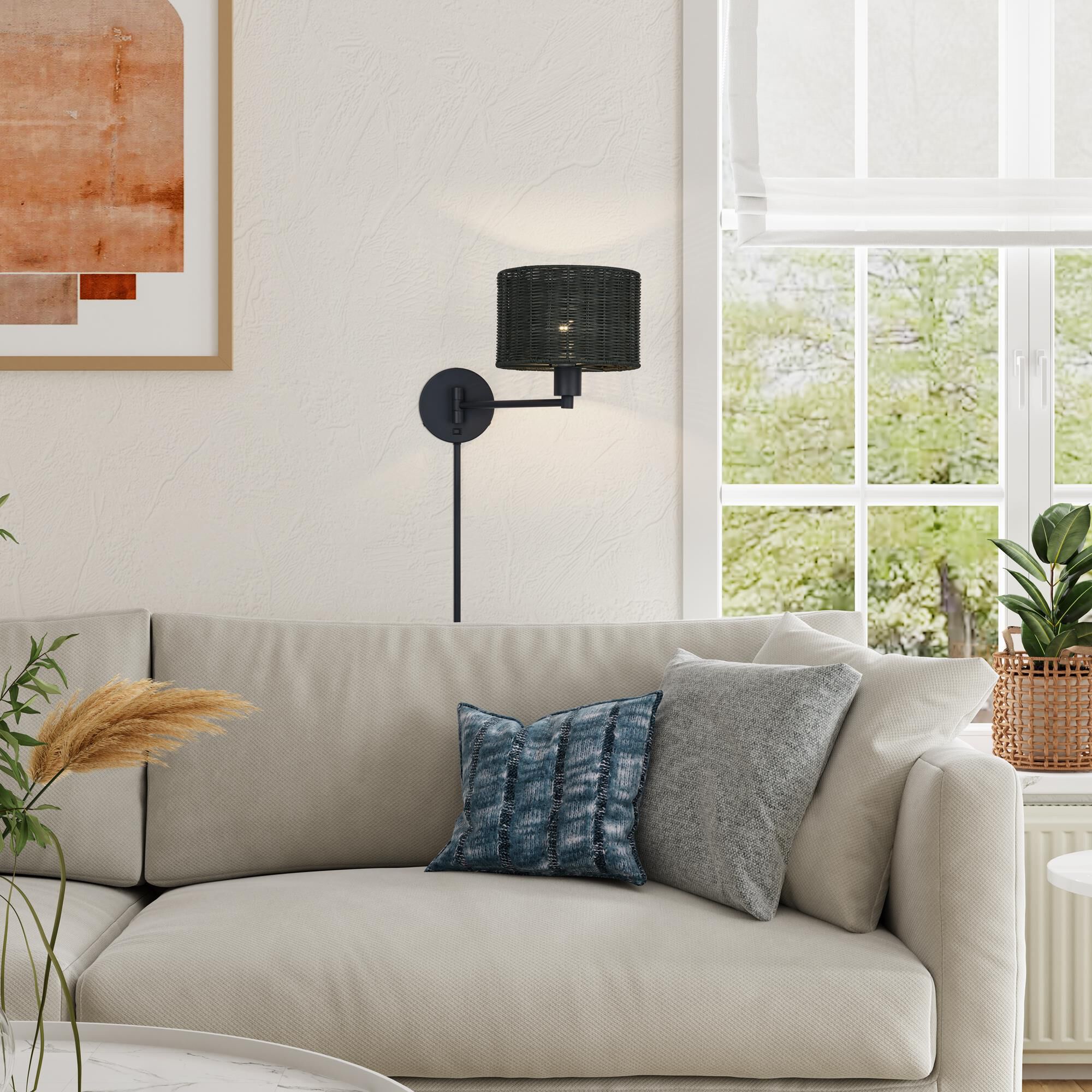 Weavington 11 Inch Wall Swing Lamp by Livex Lighting