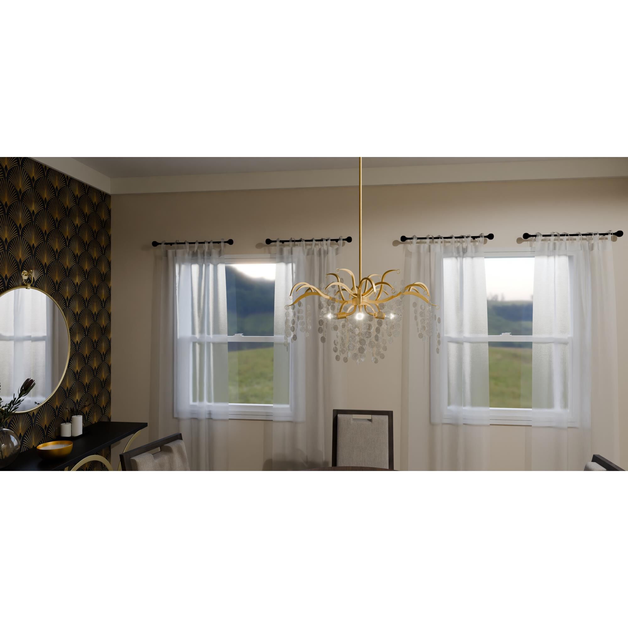 Shown in Gold Leaf finish