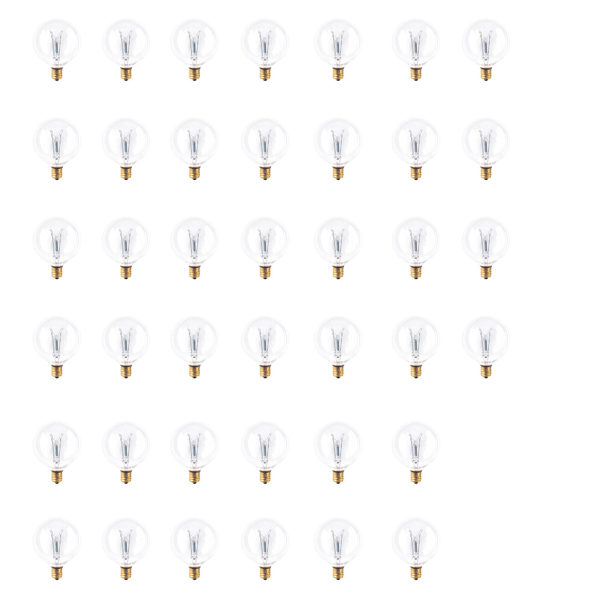 15 Watt 2700K G16.5 Incandescent Light Bulb,