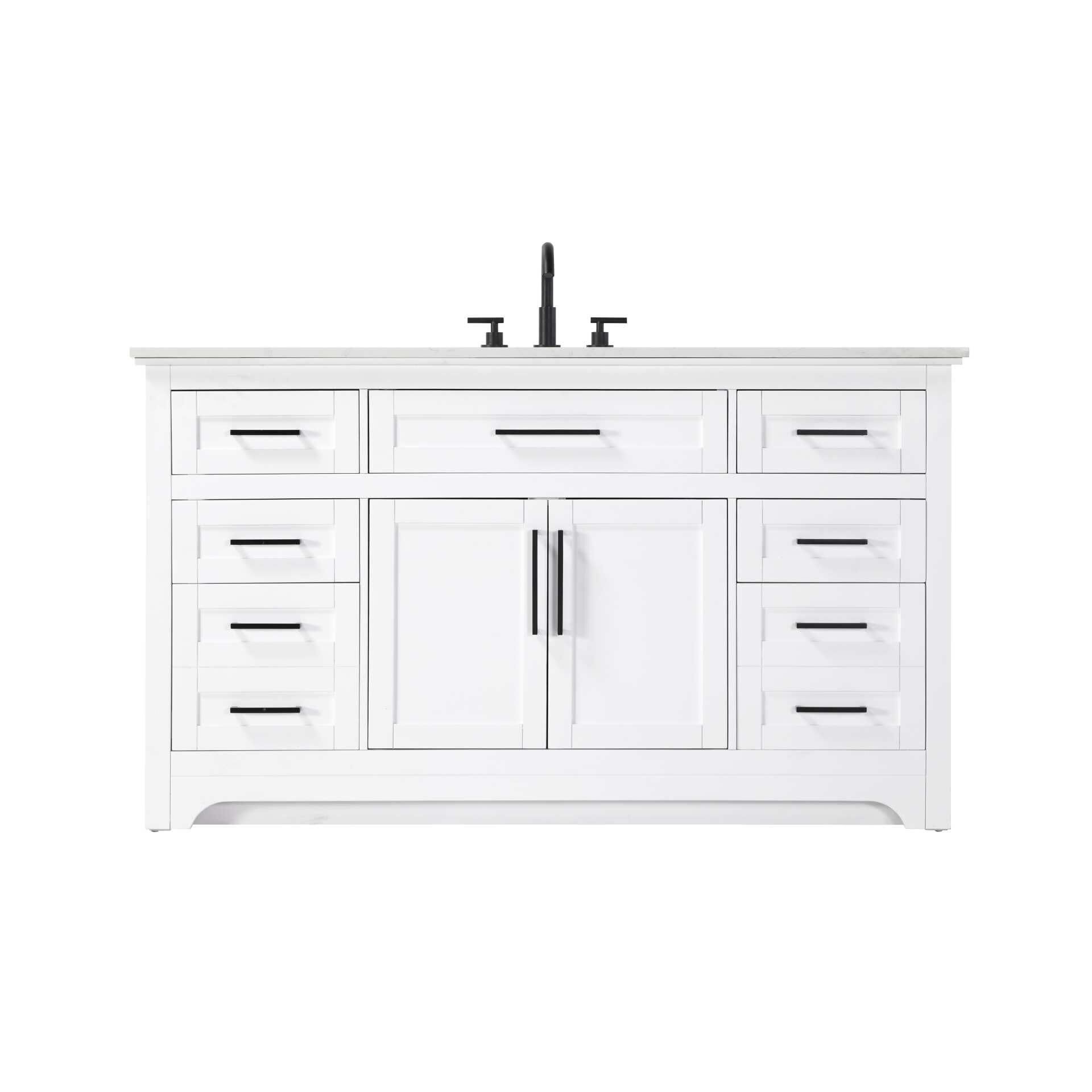 Shown in White finish