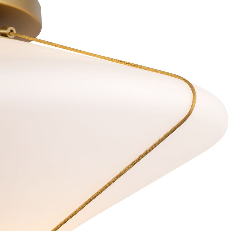 Peyton Fox Reeve 15 Inch Semi Flush Mount by Alora Mood