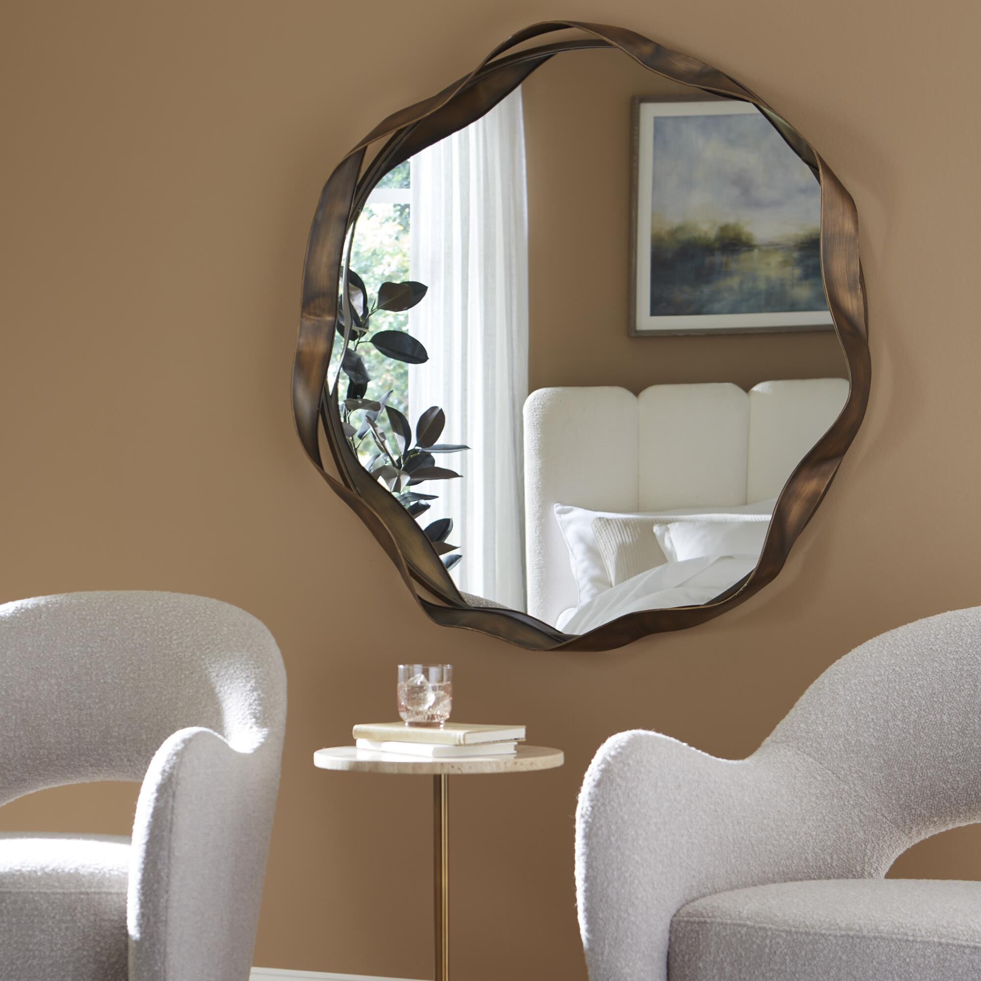 David Frisch Catch The Wave 41 Inch Wall Mirror by Uttermost