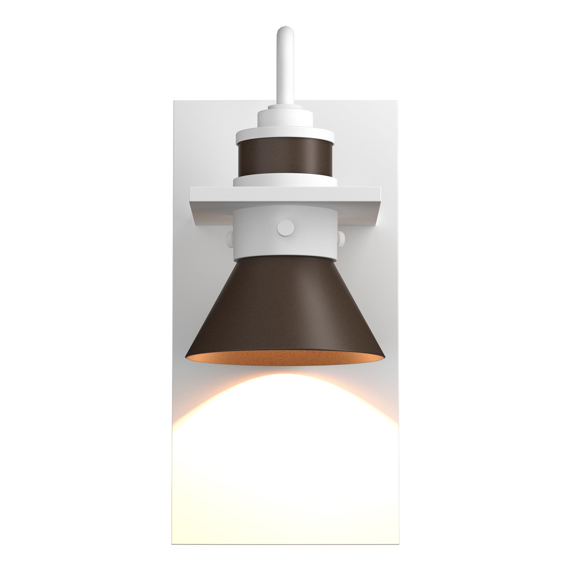 Shown in Coastal White finish and Coastal Bronze shade