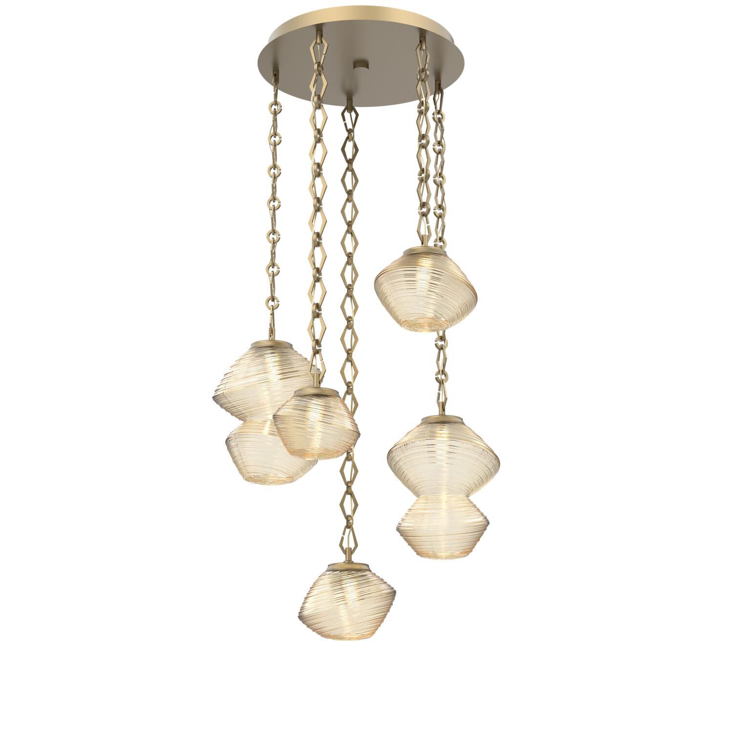 Levi Wilson Mesa 23 Inch Multi Light Pendant by Hammerton Studio