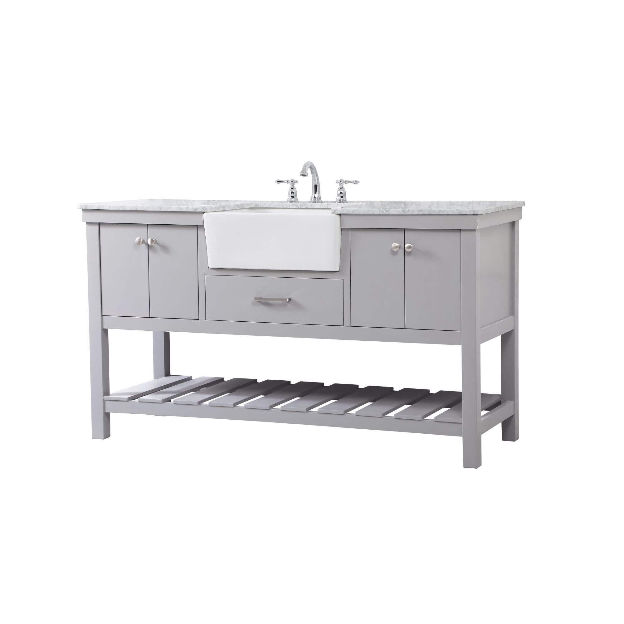 Shown in Grey finish