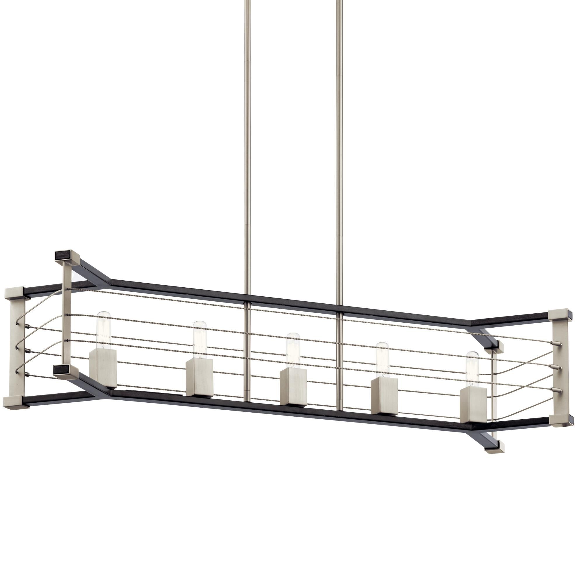 Lente 39 Inch 5 Light Linear Suspension Light by Kichler Lighting