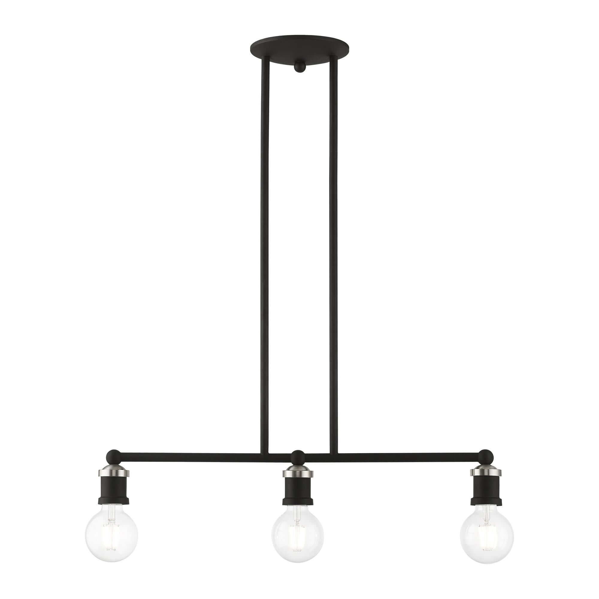 Lansdale 24 Inch 3 Light Linear Suspension Light by Livex Lighting