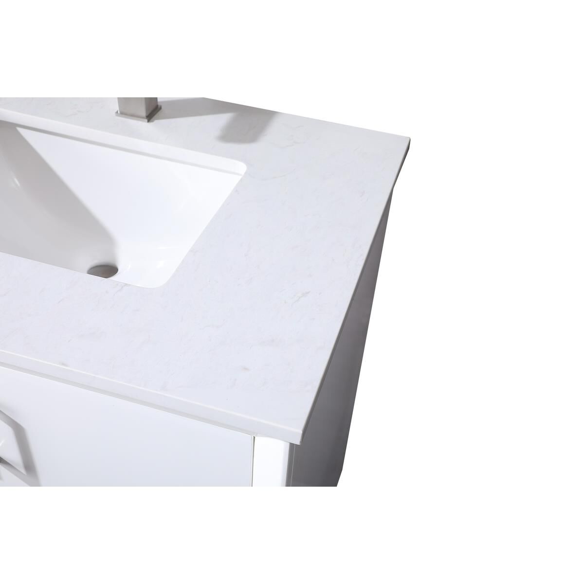 Shown in White finish