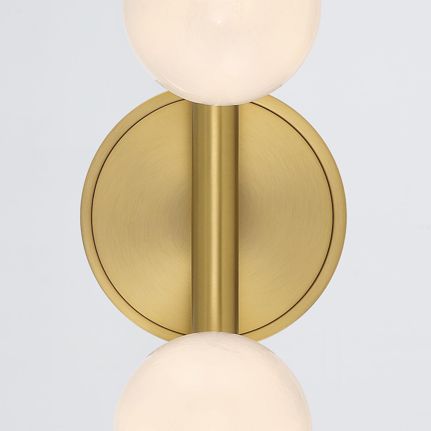 Shown in Luxe Gold finish and Strie glass and Strie Glass shade