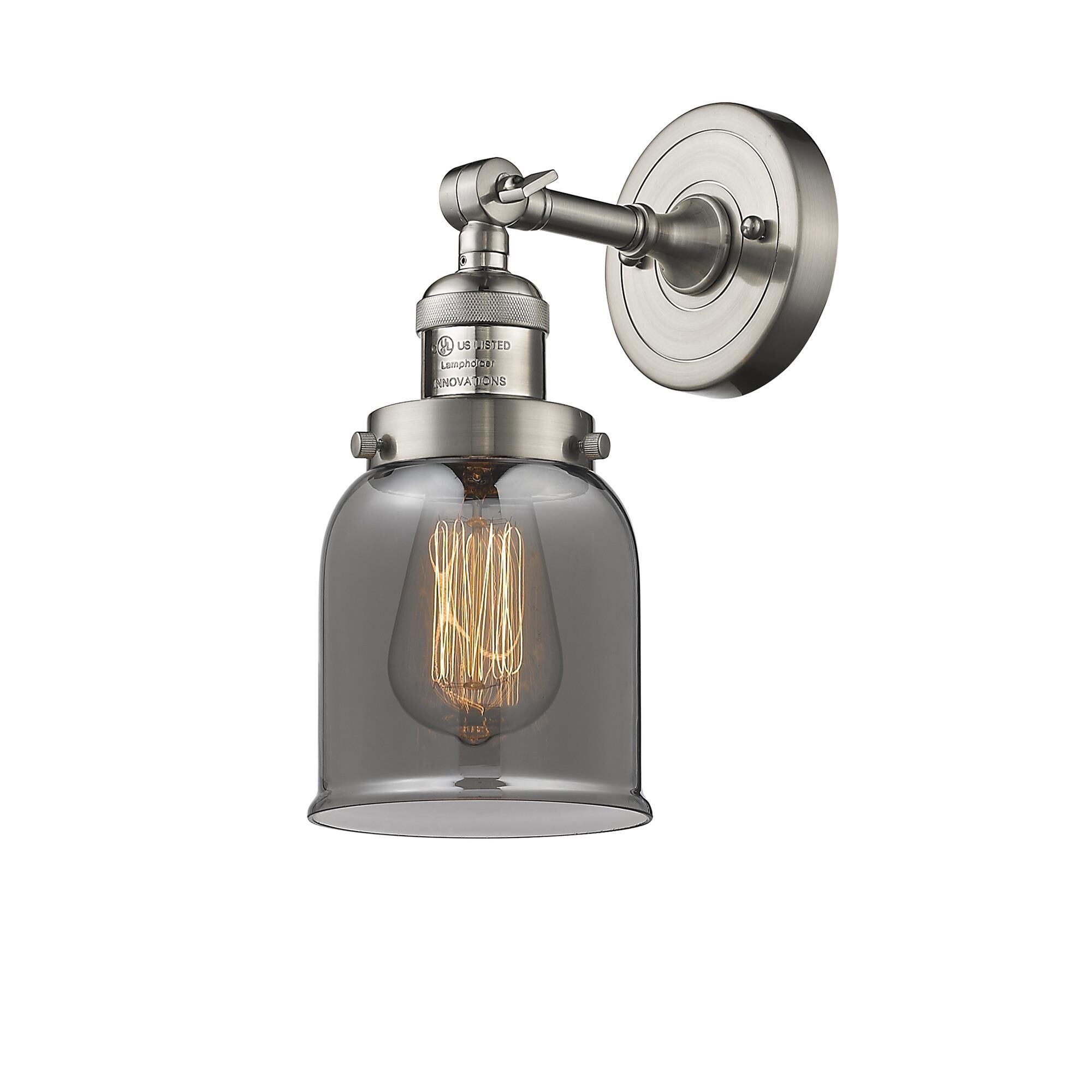 Bruno Marashlian Small Bell 5 Inch 1 Light Semi Flush Mount by Innovations Lighting