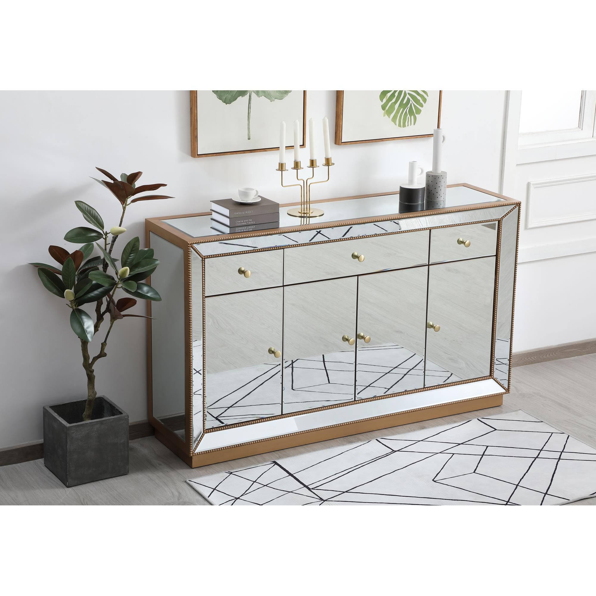 Shown in Antique Gold finish