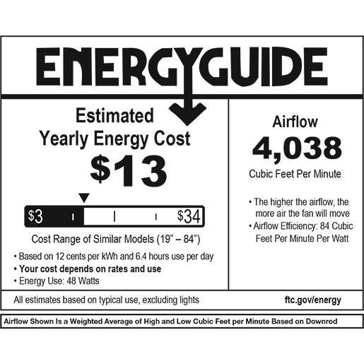 Oasis Outdoor Rated 60 Inch Ceiling Fan by Hinkley Lighting