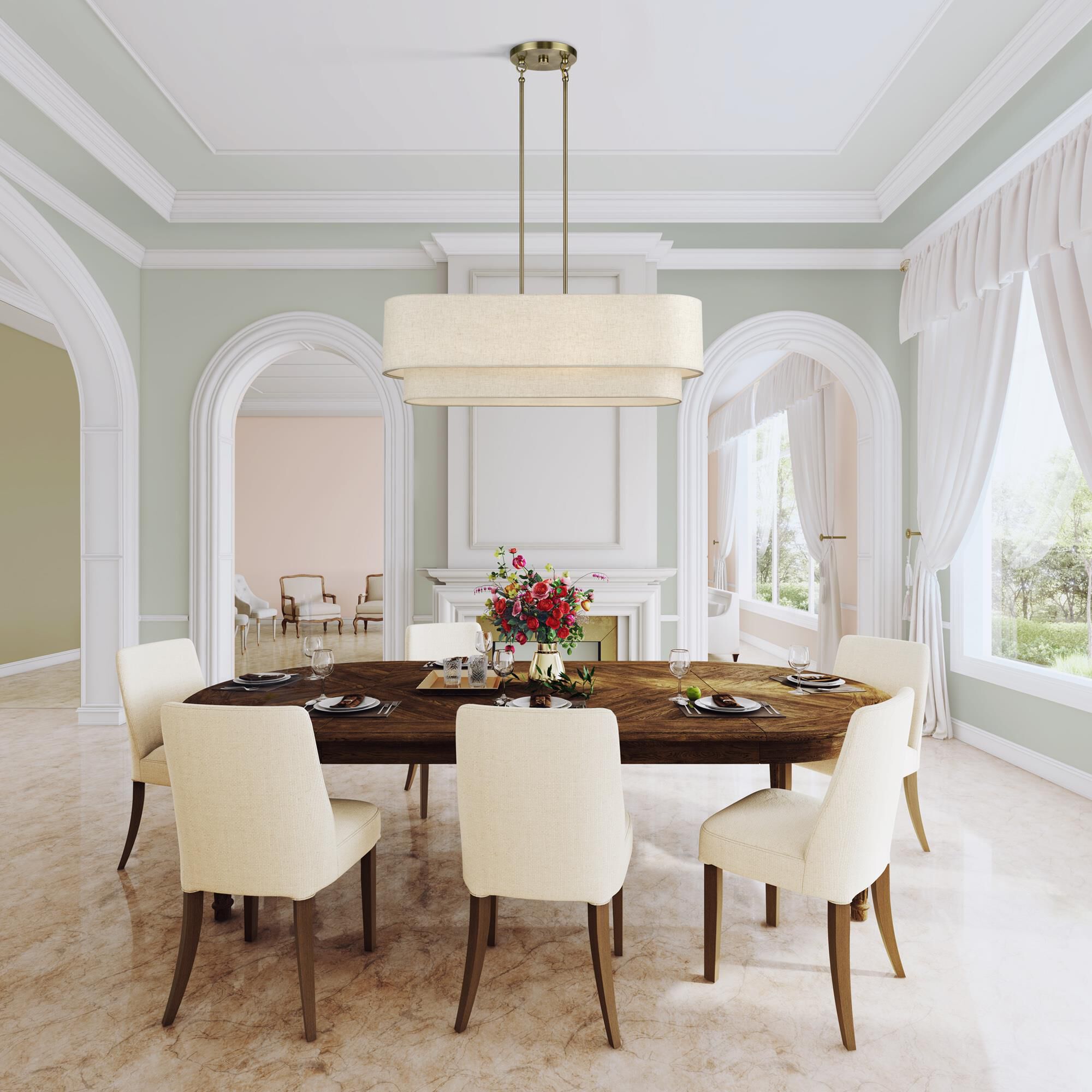 Manorwood 36 Inch Linear Suspension Light by Livex Lighting