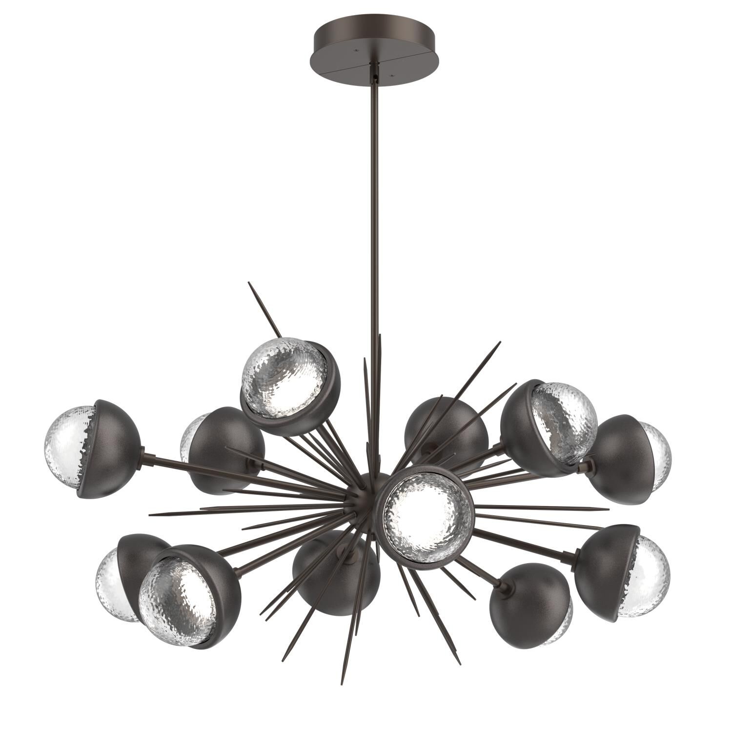 Shown in Flat Bronze finish and Clear glass and Graphite accent