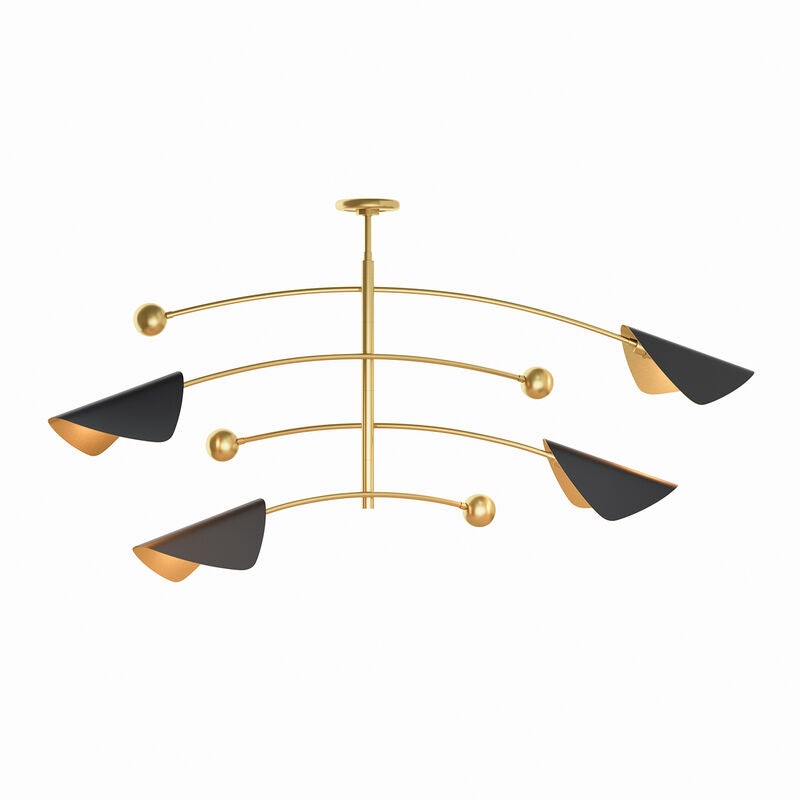 Eclipse Large Linear Chandelier by Regina Andrew