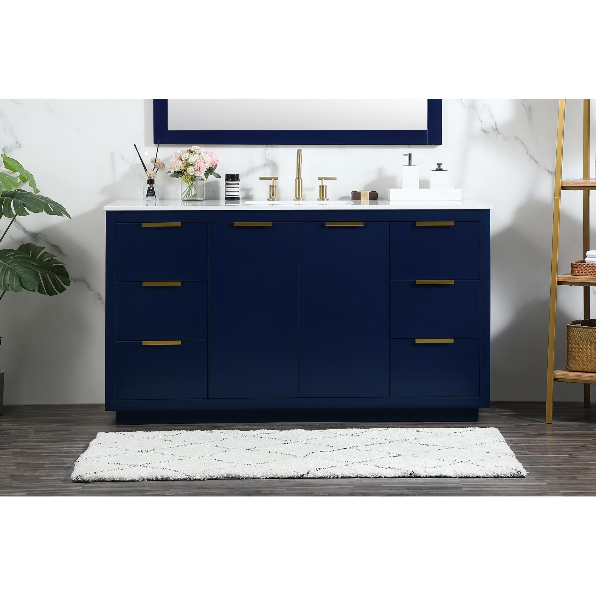Blake 60 Inch Bath Vanity by Elegant Decor