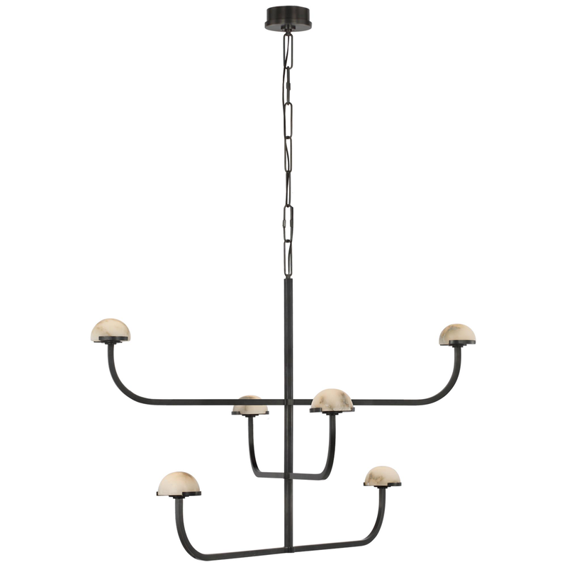Visual Comfort Signature Collection Kelly Wearstler Pedra 40 Inch LED Chandelier