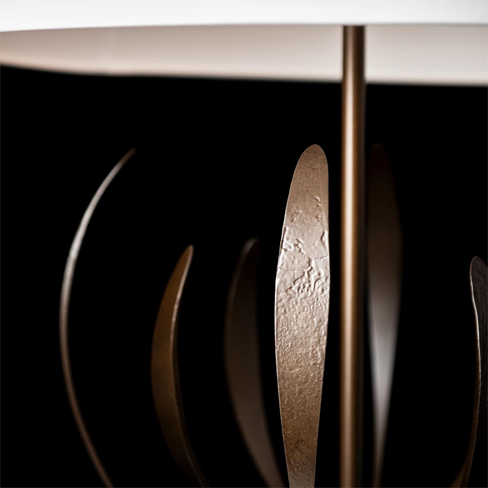 Shown in Bronze finish and Natural Anna shade