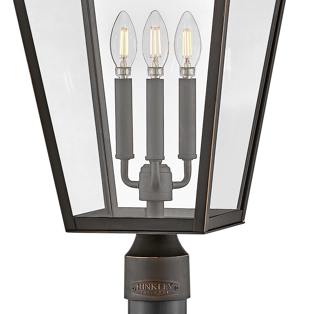 Alford Place 26 Inch Tall 3 Light LED Outdoor Post Lamp by Hinkley Lighting