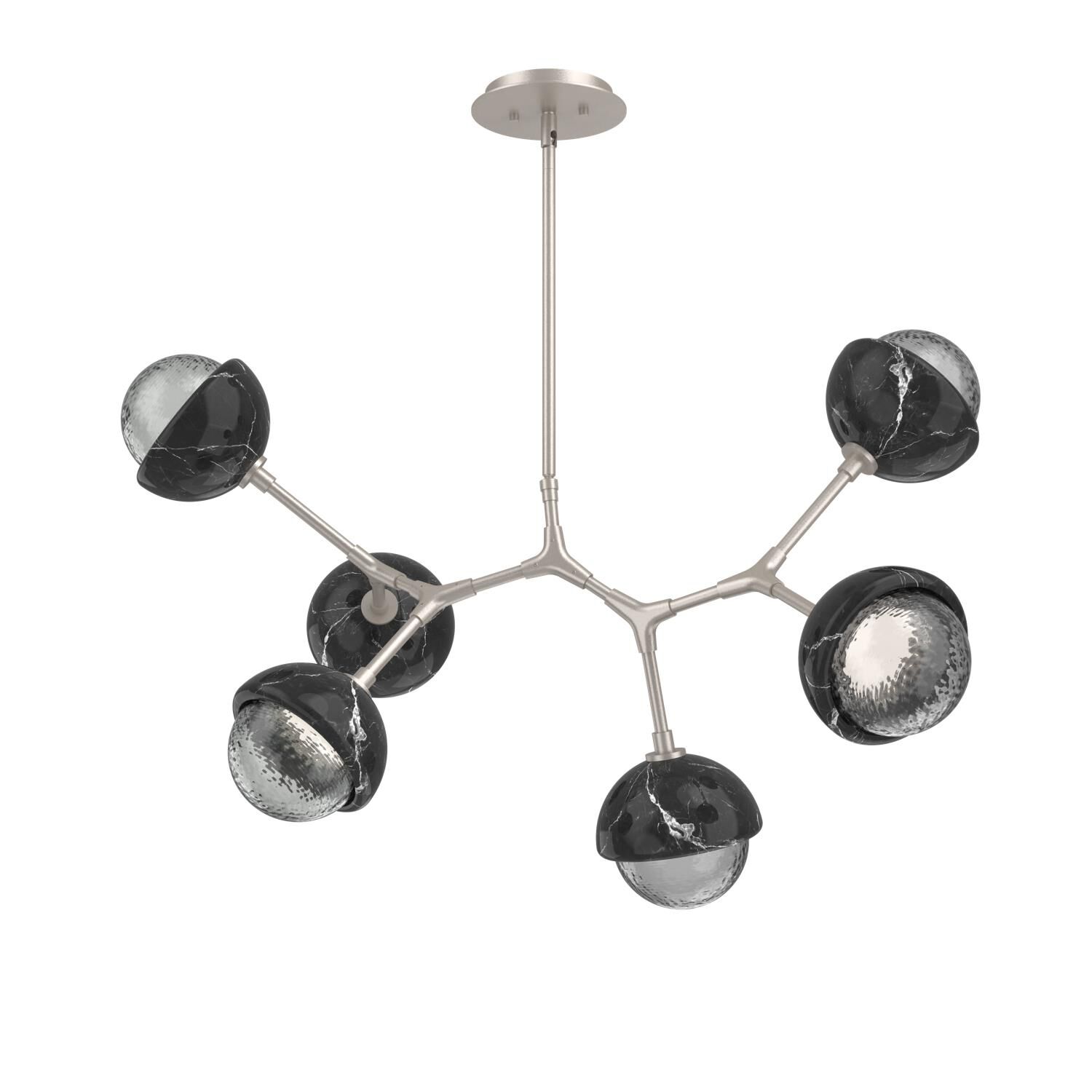 Levi Wilson Cabochon 31 Inch Linear Suspension Light by Hammerton Studio