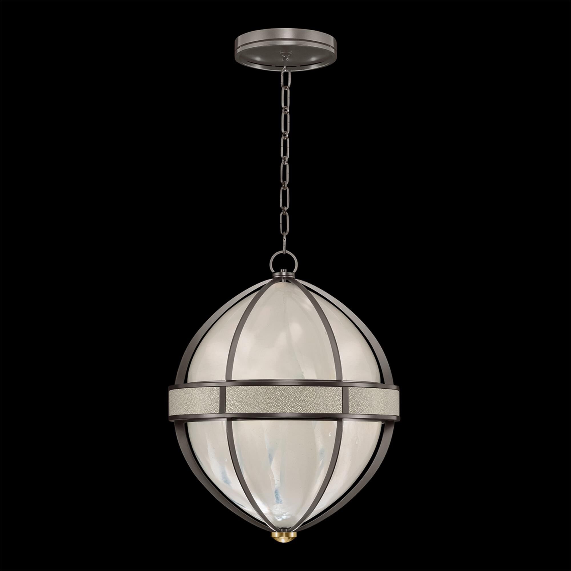 Shown in Midnight Steel and Brass  finish and Coco accent