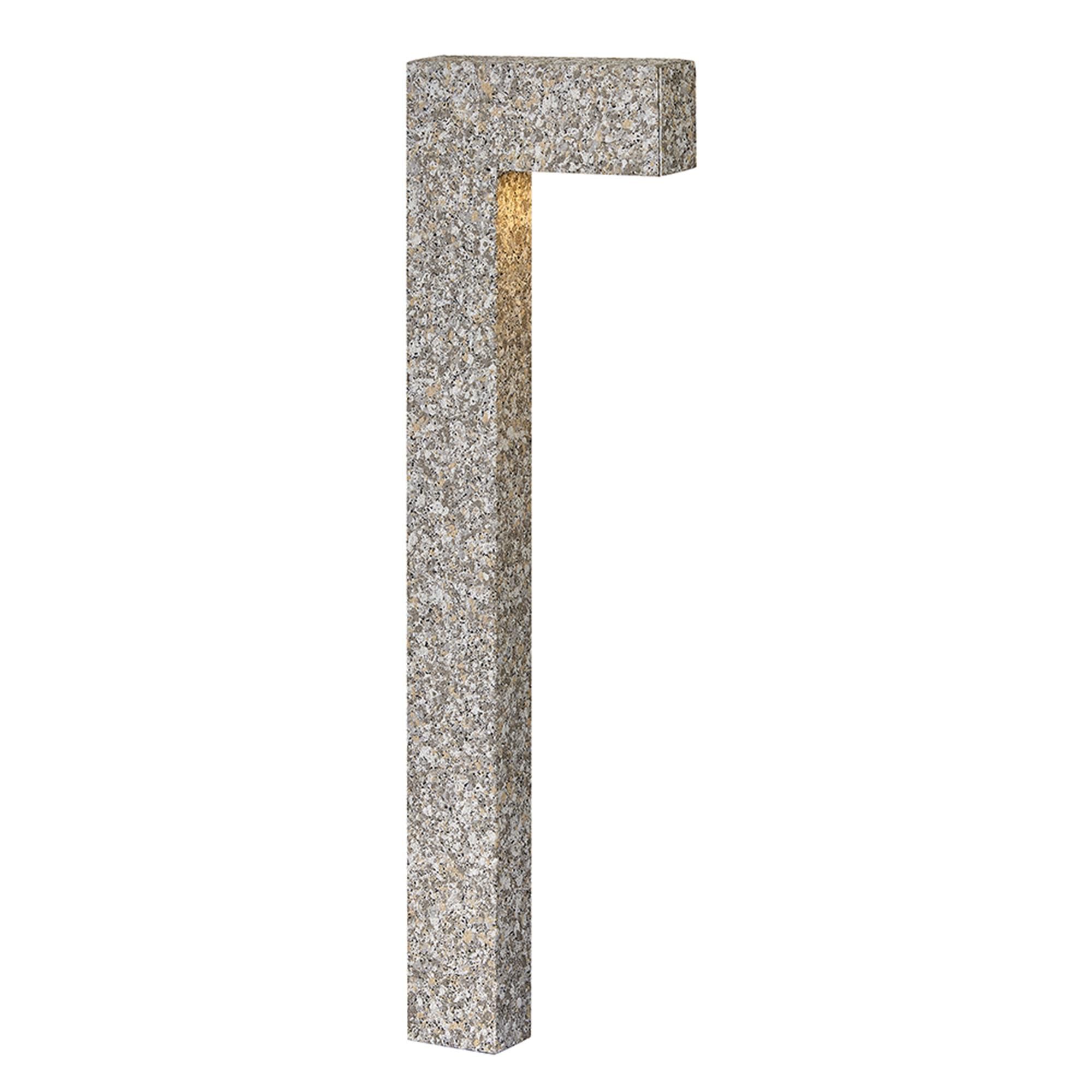 Shown in Quarry Stone finish and Etched Lens glass