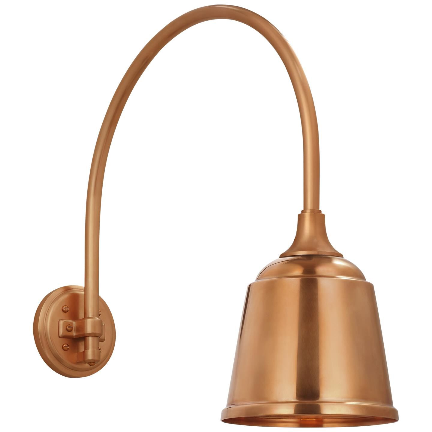 Shown in Soft Copper finish and Copper shade
