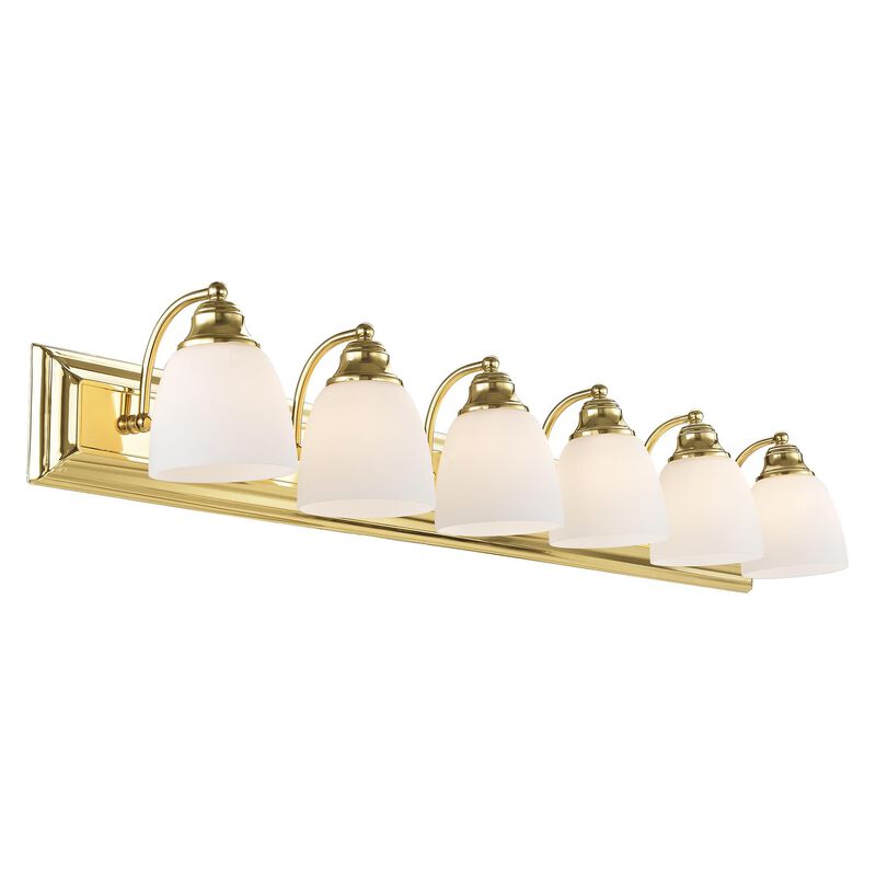 Springfield 48 Inch 6 Light Bath Vanity Light by Livex Lighting