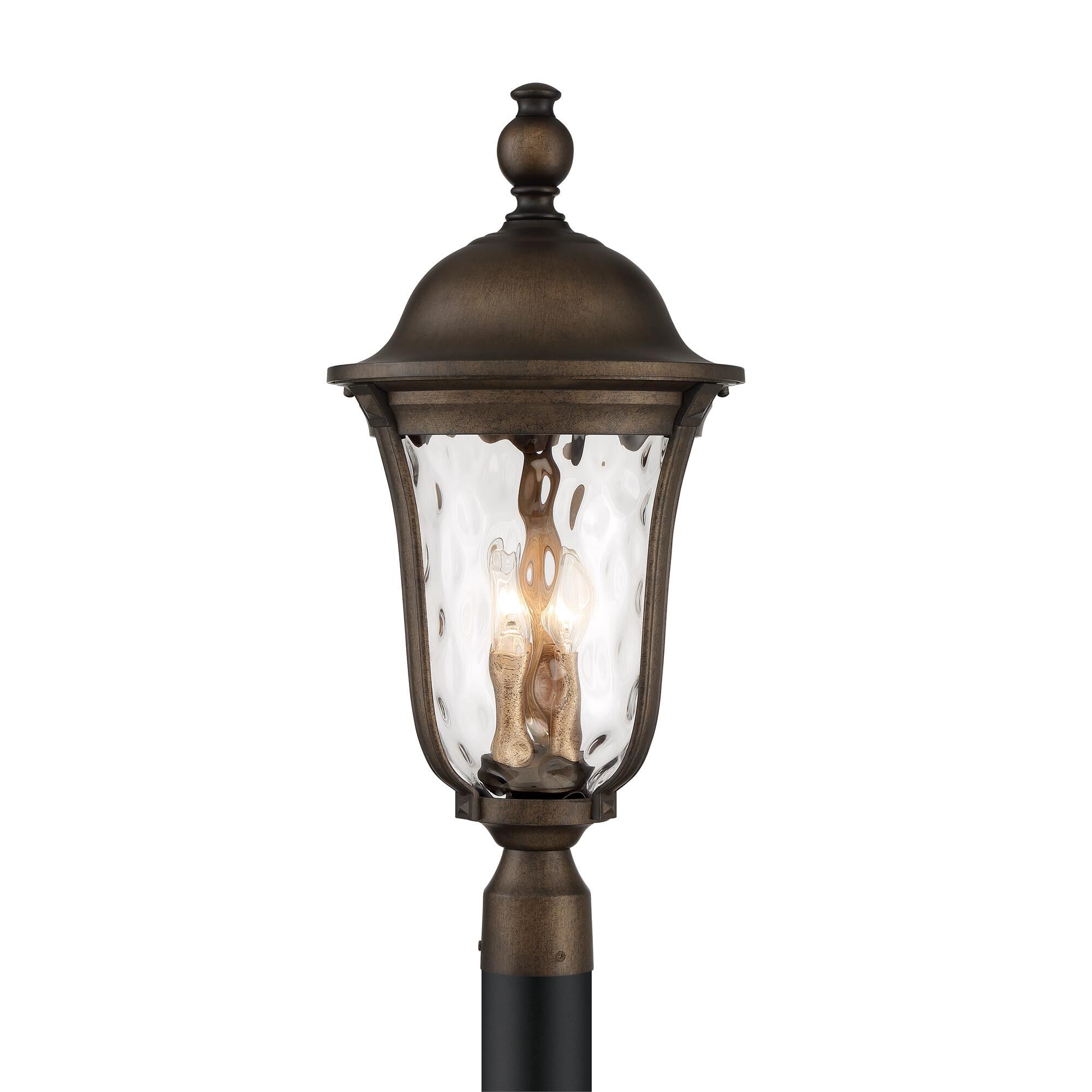 Shown in Tavira Bronze And Alder Silver finish and Clear Hammered glass and Glass shade