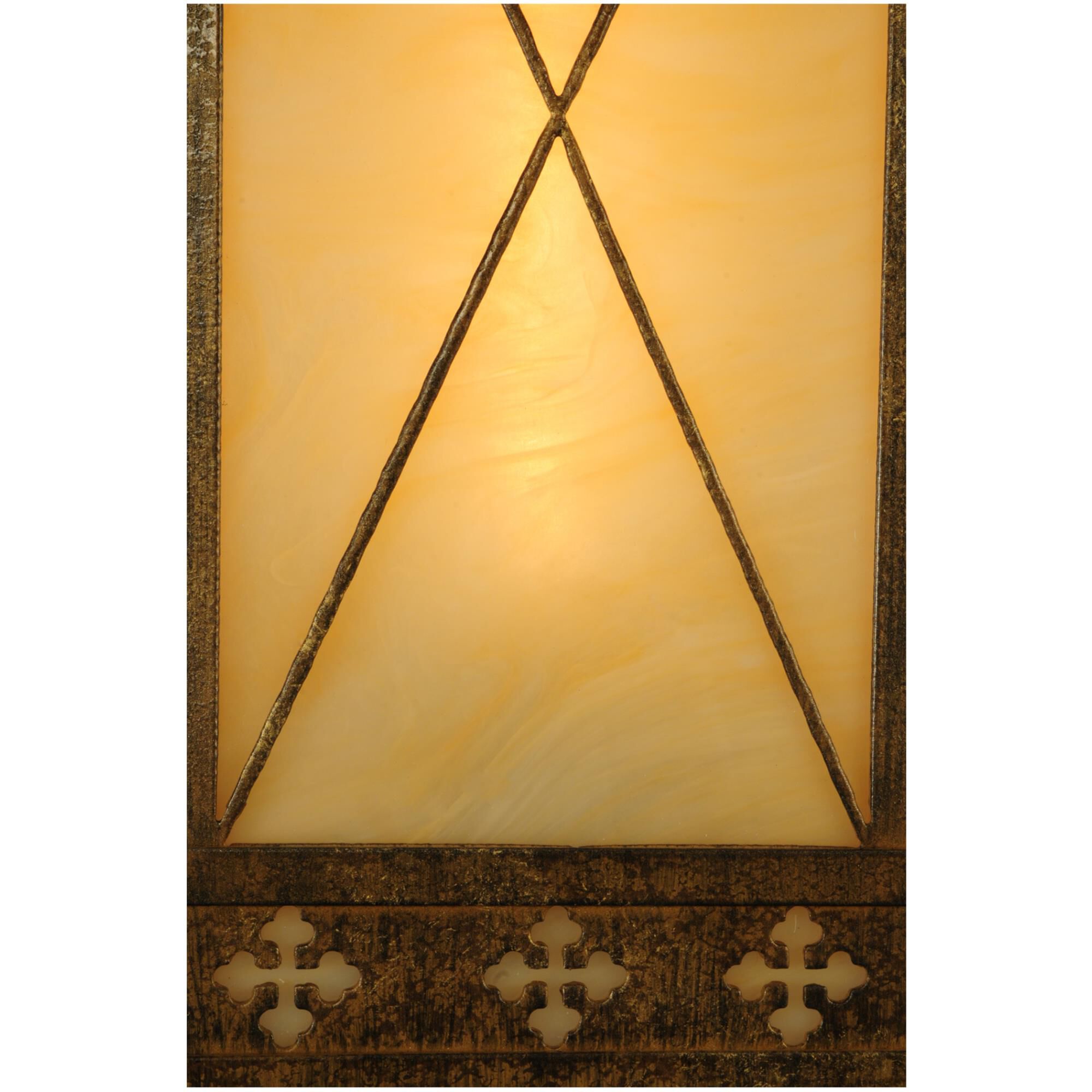 Meyda Lighting Byzantine 17 Inch Tall Outdoor Wall Light