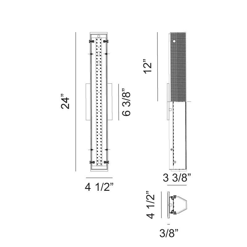 Matteo Lighting Pelermos 24 Inch LED Wall Sconce