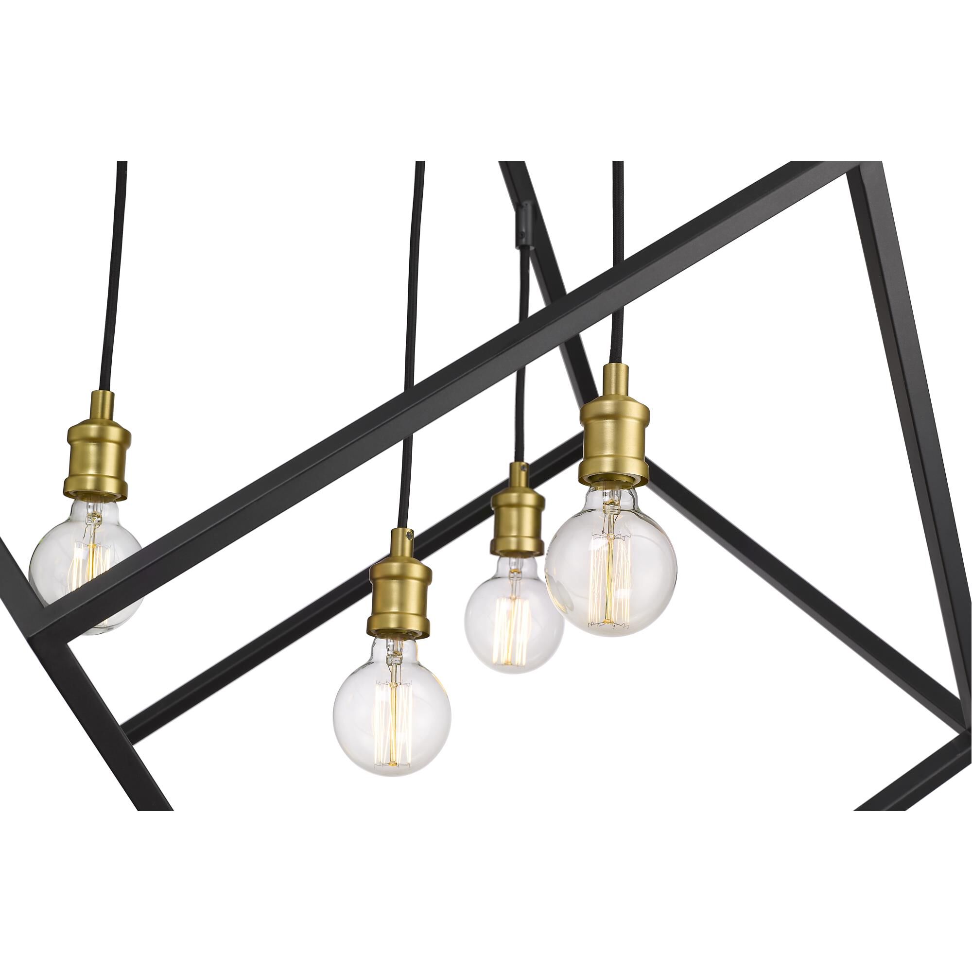 Vertical 34 Inch 4 Light Chandelier by Z-Lite