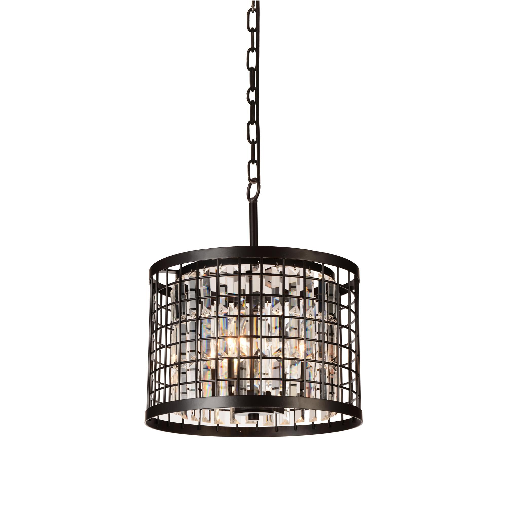 Meghna 14 Inch 4 Light Mini Chandelier by CWI Lighting