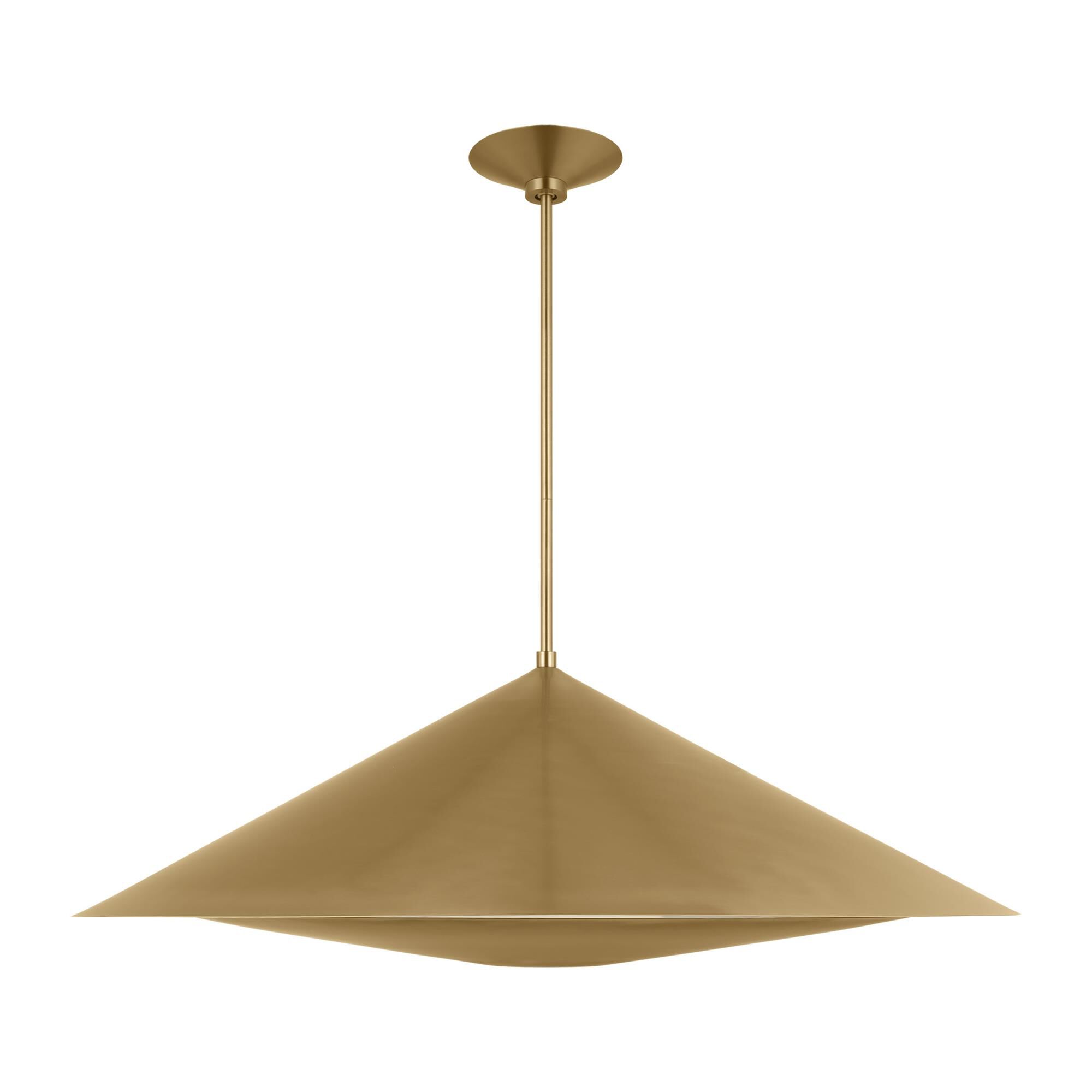 Shown in Burnished Brass finish and Sandblast Inside and Clear Outside glass