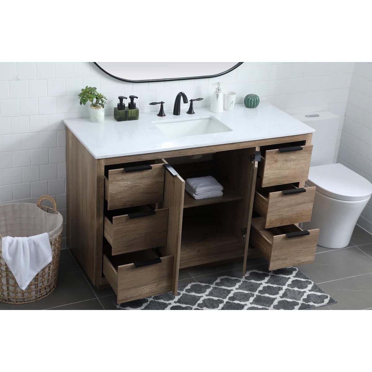 Shown in Natural Oak finish