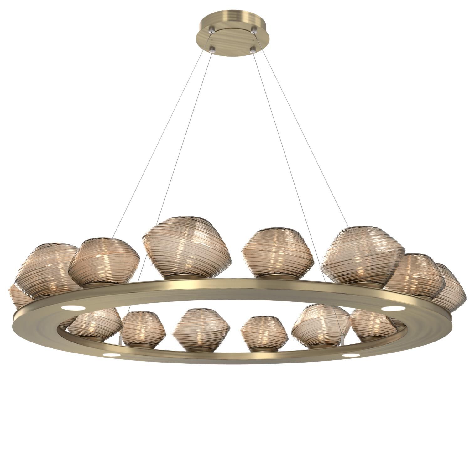 Mesa 48 Inch 20 Light LED Chandelier by Hammerton Studio