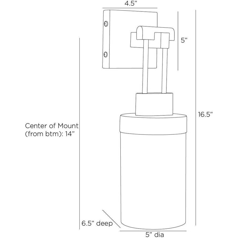 Everest 17 Inch Outdoor Wall Lamp by Arteriors Home