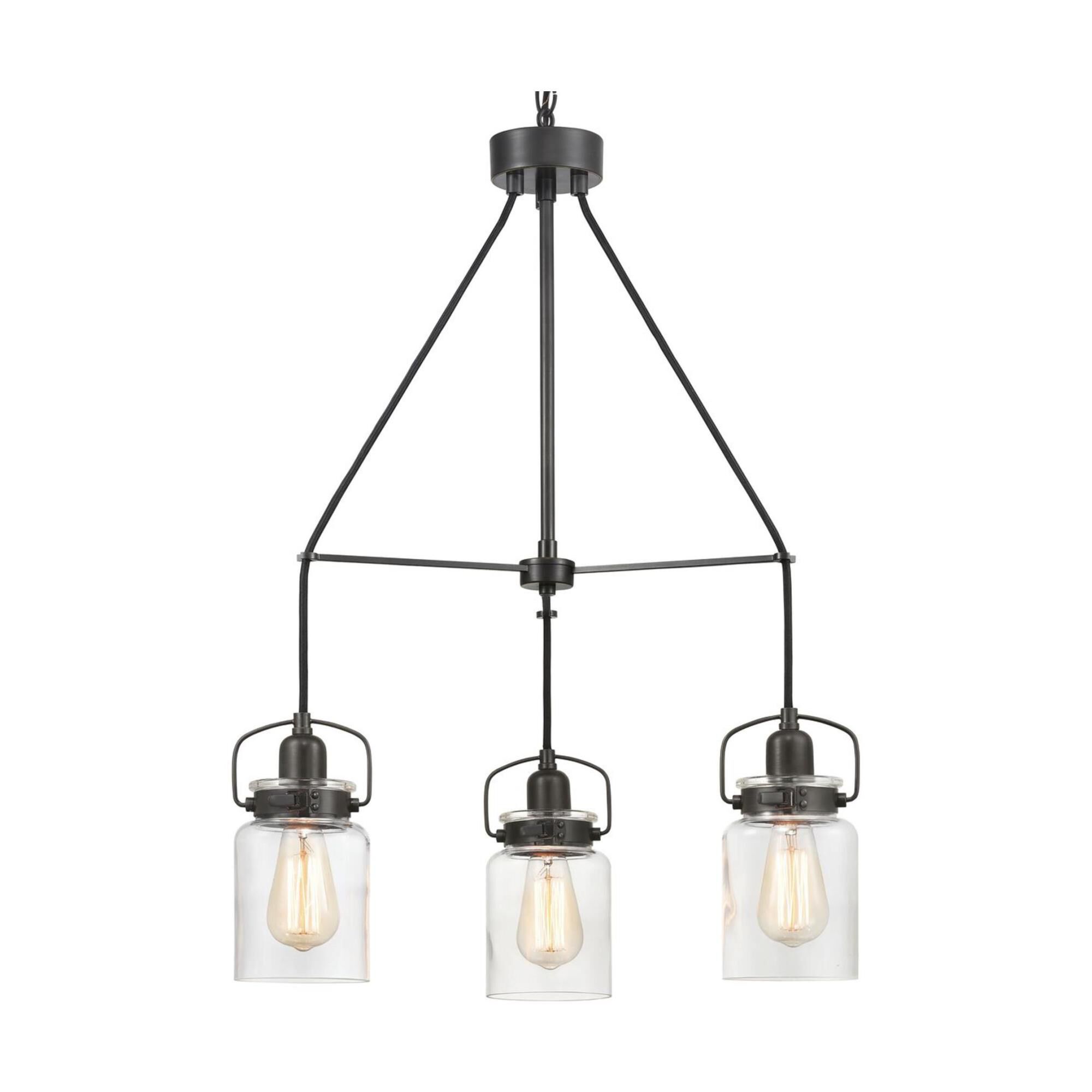 Calhoun 22 Inch 3 Light Chandelier by Progress Lighting