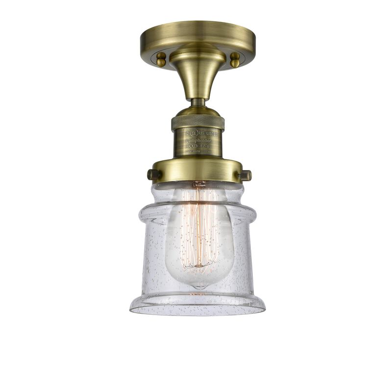 Bruno Marashlian Canton 6 Inch 1 Light Semi Flush Mount by Innovations Lighting