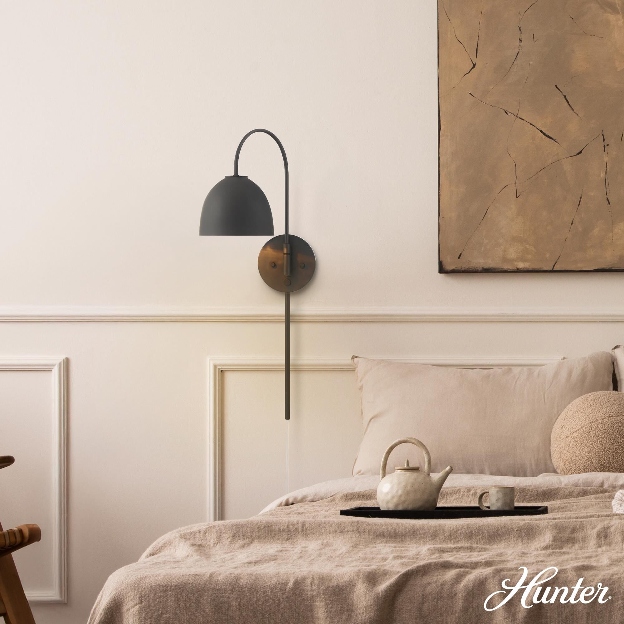 Erling 15 Inch Wall Swing Lamp by Hunter Fan